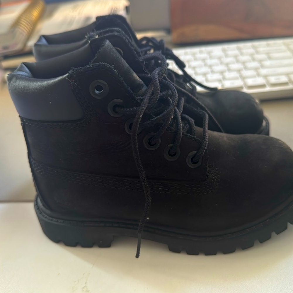 Timberland Black Boots 9T